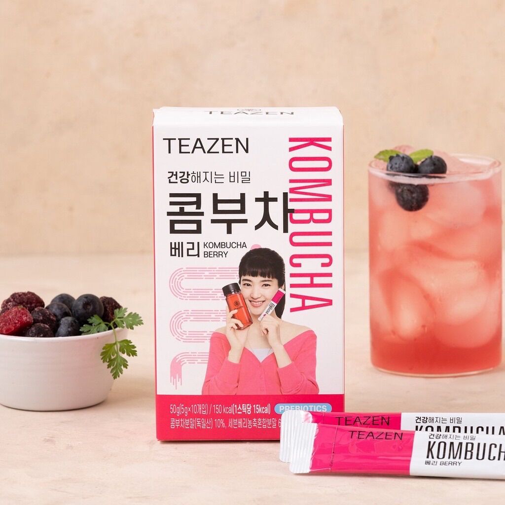 Trà Teazen Kombucha Hàn Quốc (Hộp 10 gói)