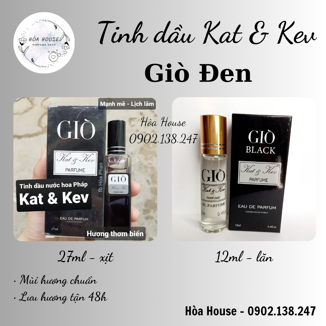 Nước hoa kat & kev - giò đen