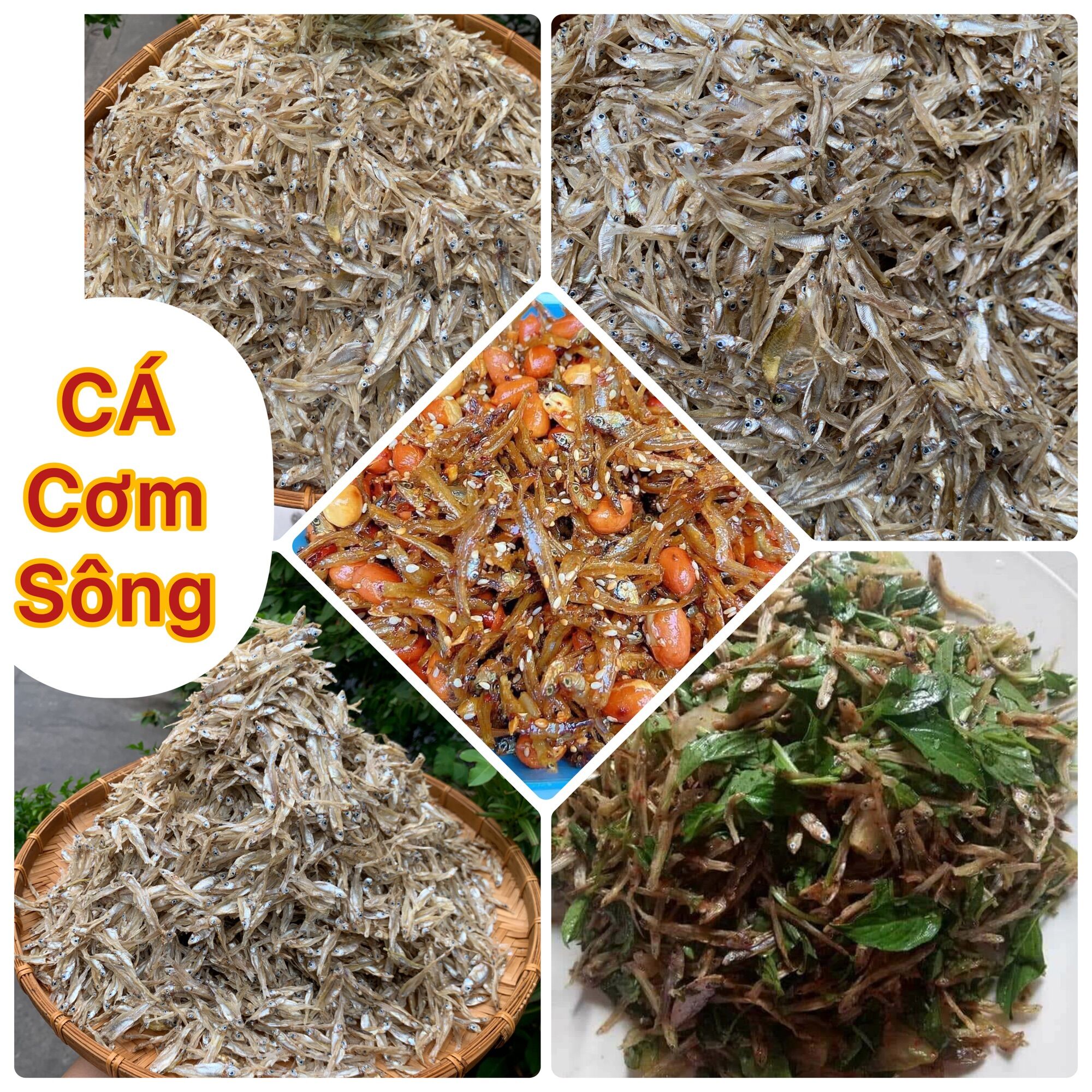 Khô cá cơm sông 100% thiên nhiên