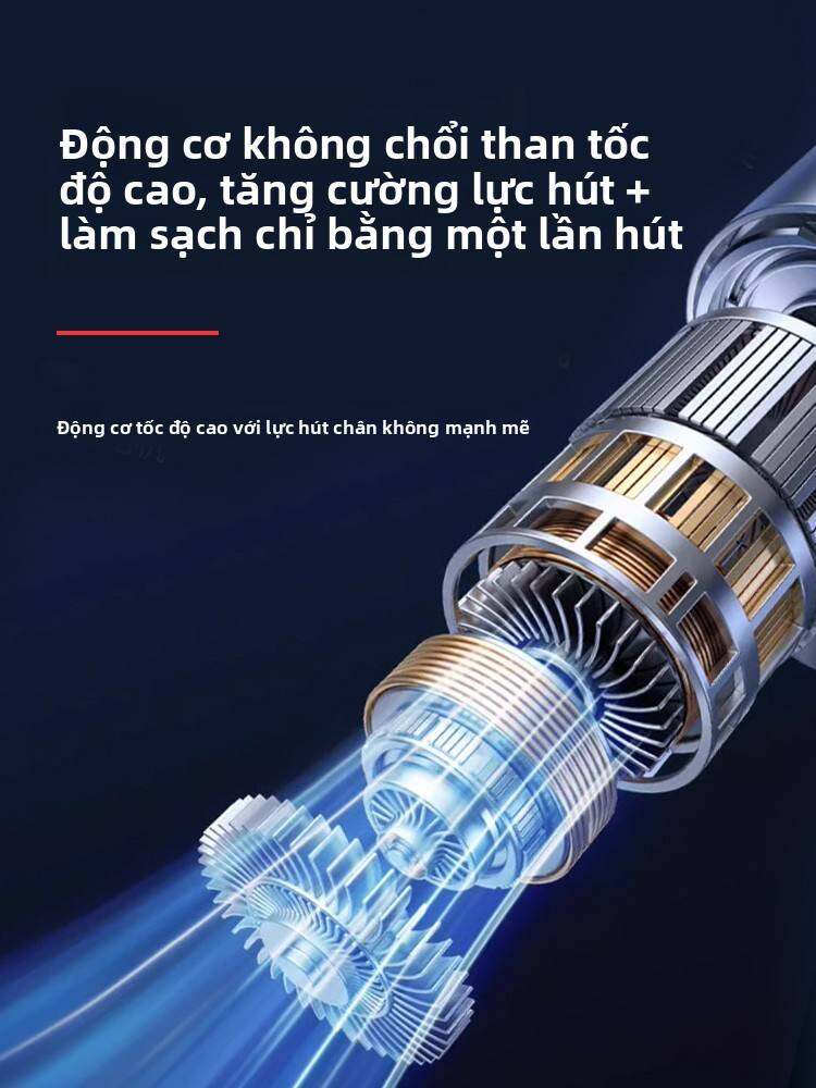 MOKUSAN | Máy Hút Bụi Mini Không Dây Cầm Tay Mạnh Mẽ