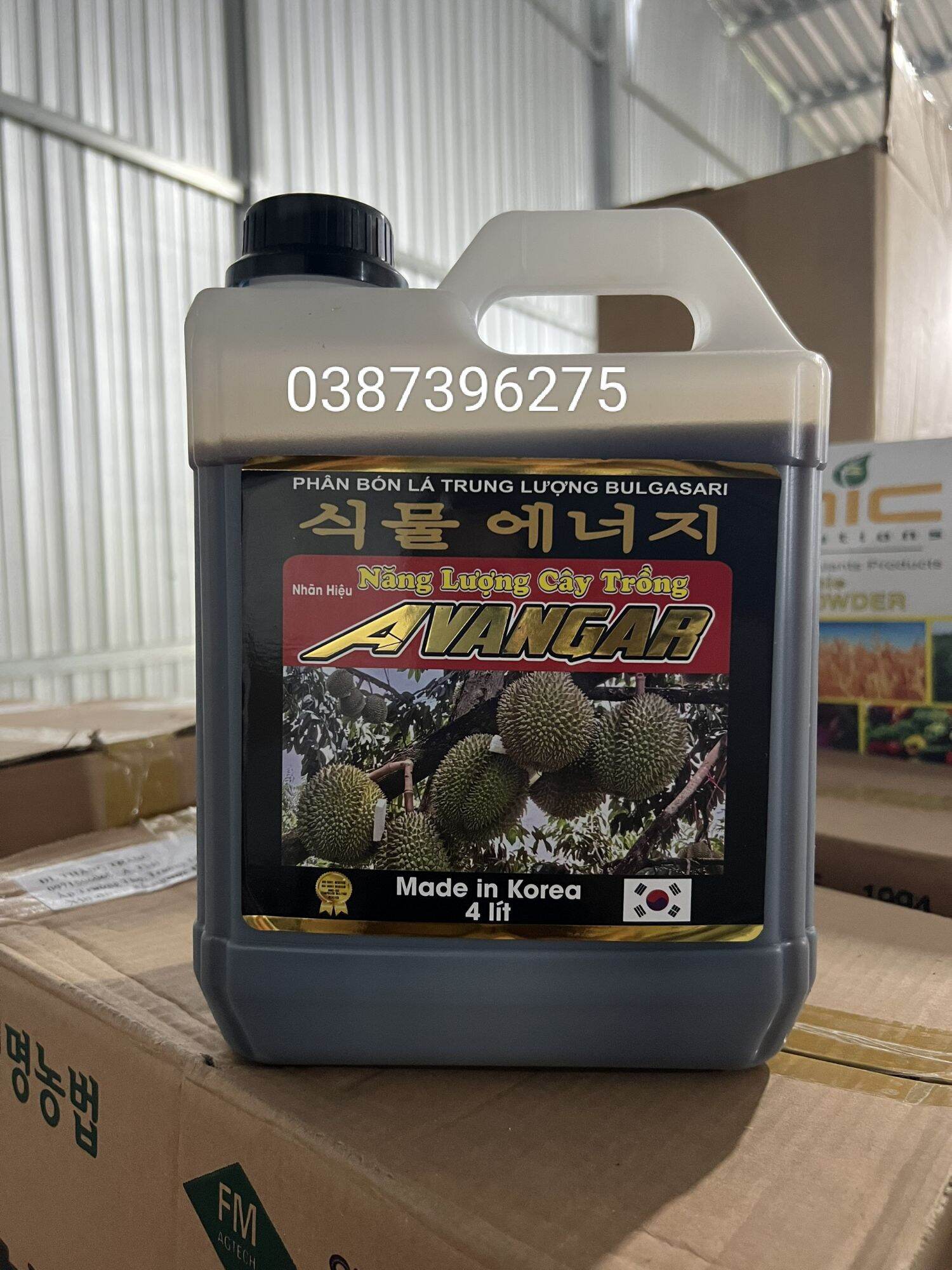Phân bón lá vi lượng avangar loại năng lượng cho cây trồng.