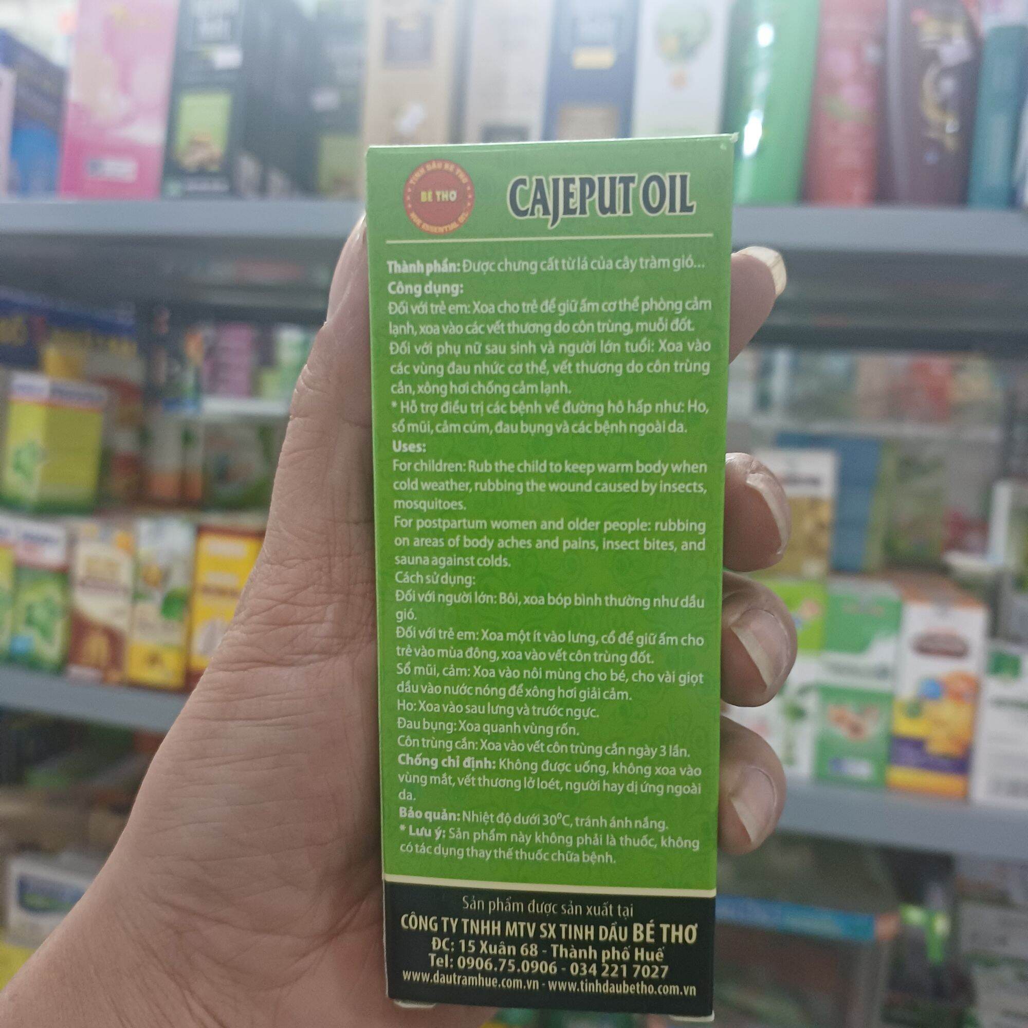 Tinh dầu tràm bé thơ 50ml