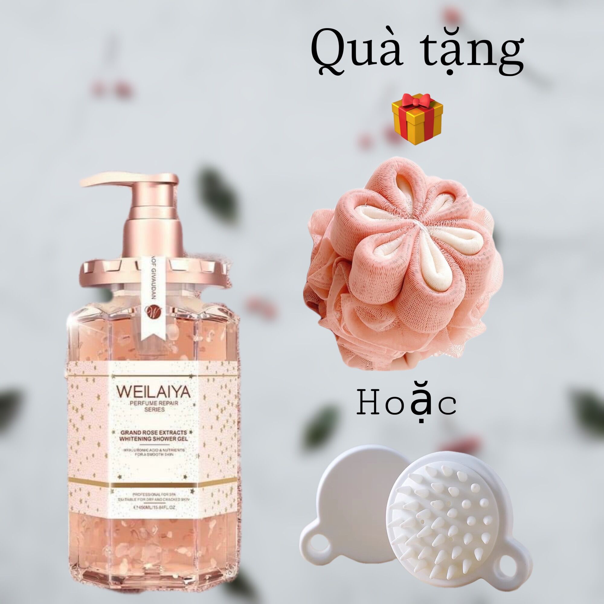 [Có Quà Tặng - Hàng Chính Hãng] Sữa Tắm Trắng Da Cánh Hoa Hồng Damask Weilaiya Lưu Hương Thơm Lâu Toàn Thân