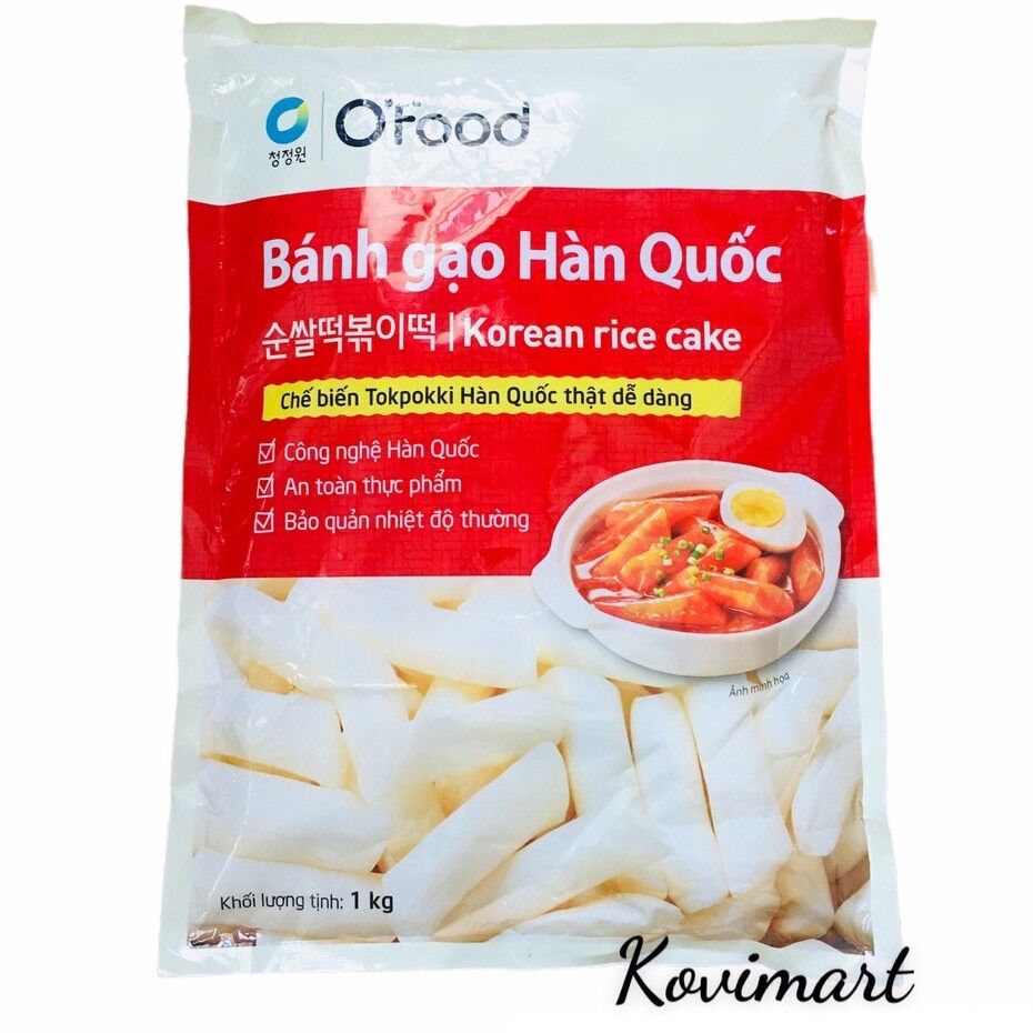 Bánh gạo hàn quốc o'food gói 1kg