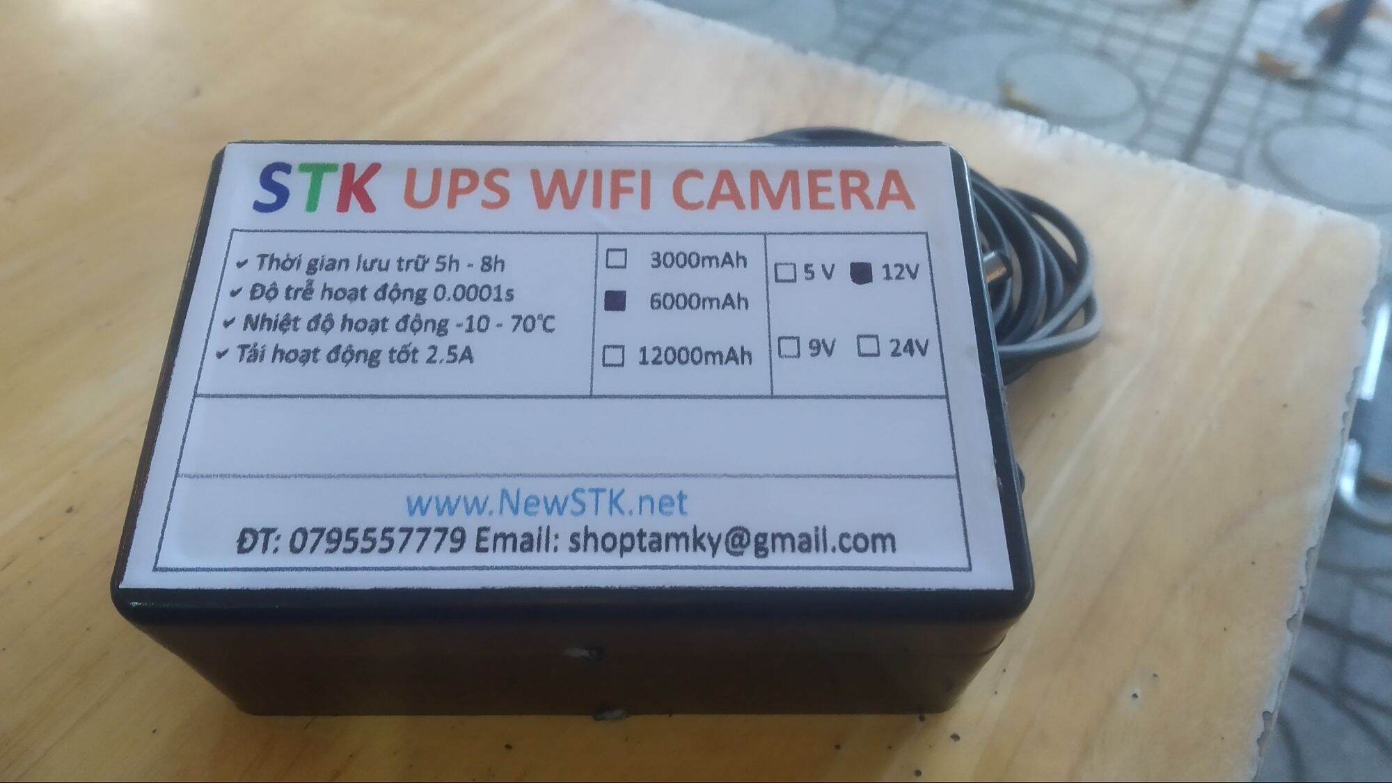 [DINHBAS] Nguồn dự phòng đa năng 12V