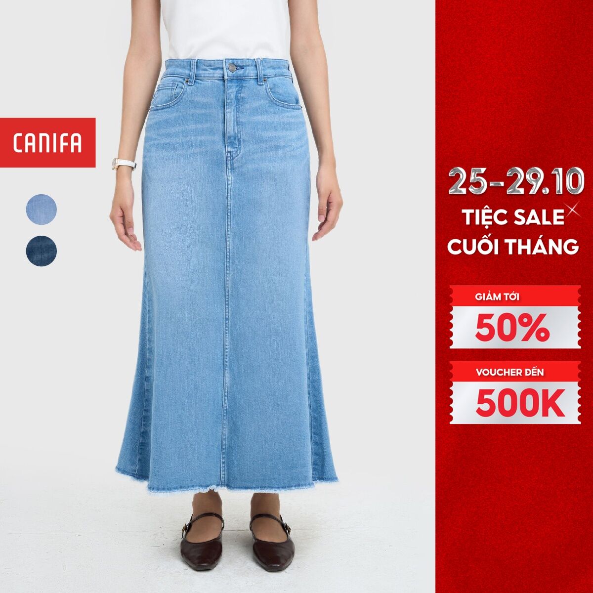 Chân váy nữ CANIFA 6KS25S010