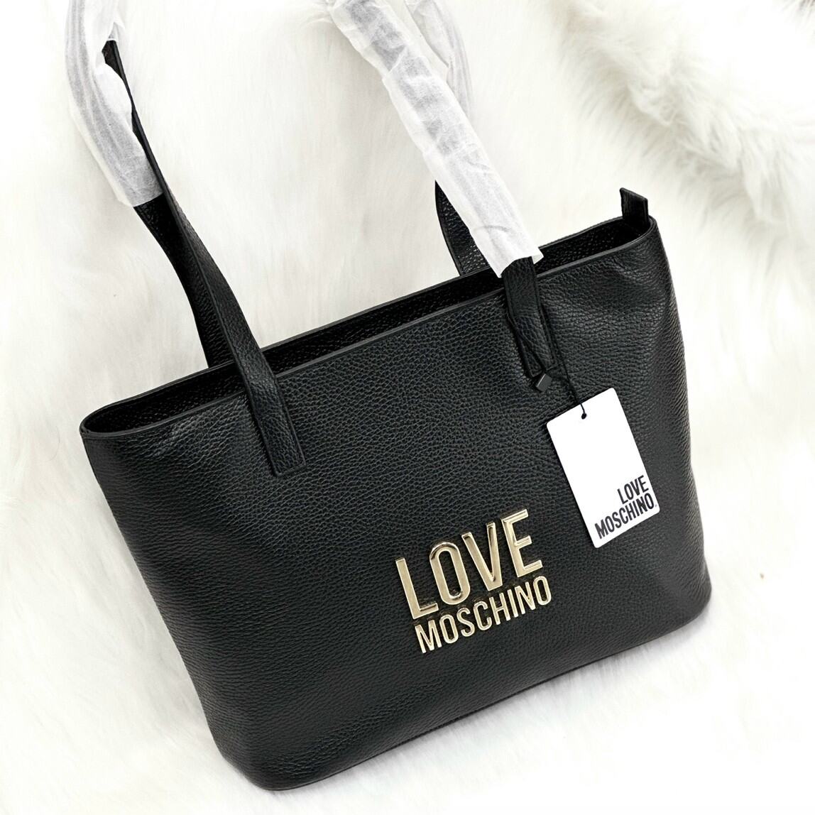 LOVE MOSCHINO: tote bags for woman - Brown | Love Moschino tote bags  JC4190PP0HKD0 online at GIGLIO.COM