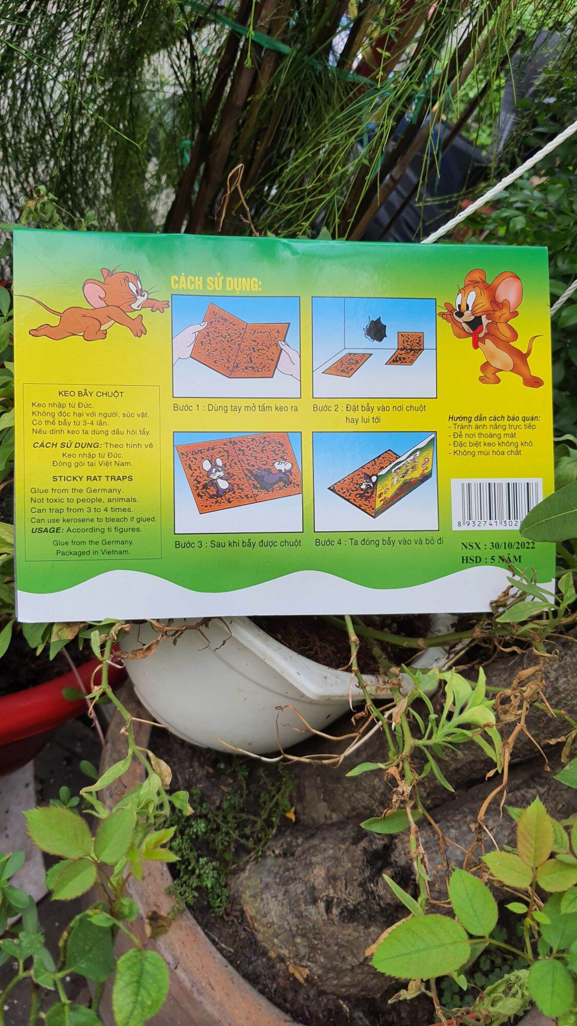 miếng keo dính chuột siêu bẫy chuột hiệu quả