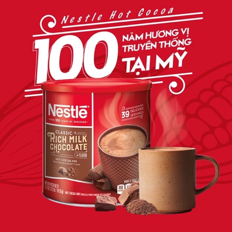 BỘT CA CAO RICH MILK CHOCOLATE NHẬP KHẨU MỸ