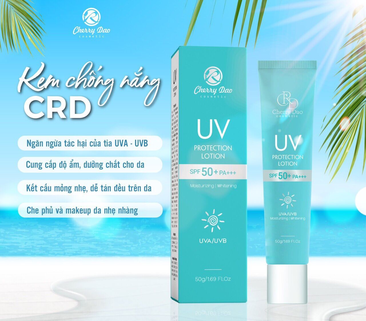 KEM CHỐNG NẮNG UV 50G - CRD