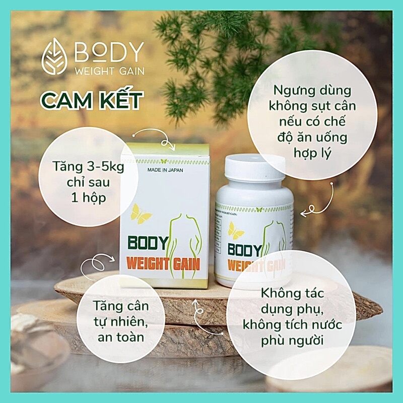 Tăng Cân Body Weight Gain Nhật Bản -Tăng 3-6kg không tích nước