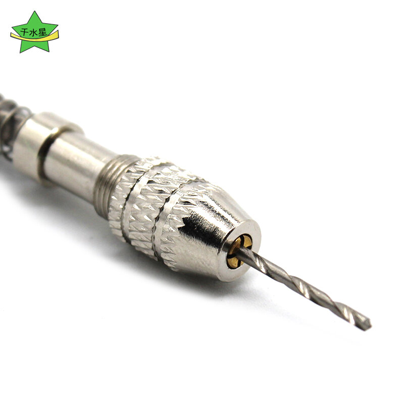 Hand-held Drill DIY Model for Making Drilling Tool Plastic Punched Handmade Crafts Walnut Olive Drilling