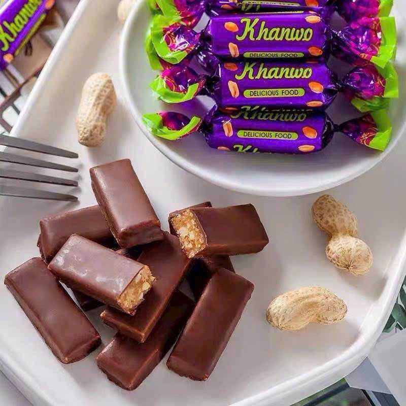 Kẹo tím krokant socola hạnh nhân Nga 400gr