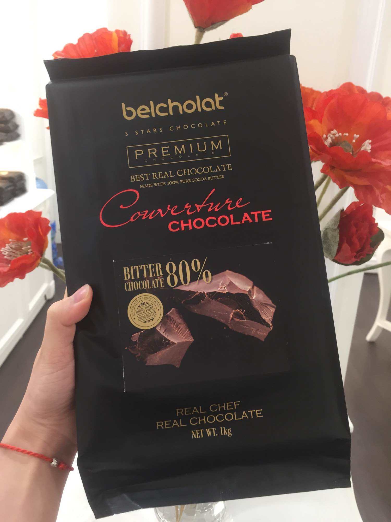socola đen đắng Extra Bitter Chocolate belcholat 80%