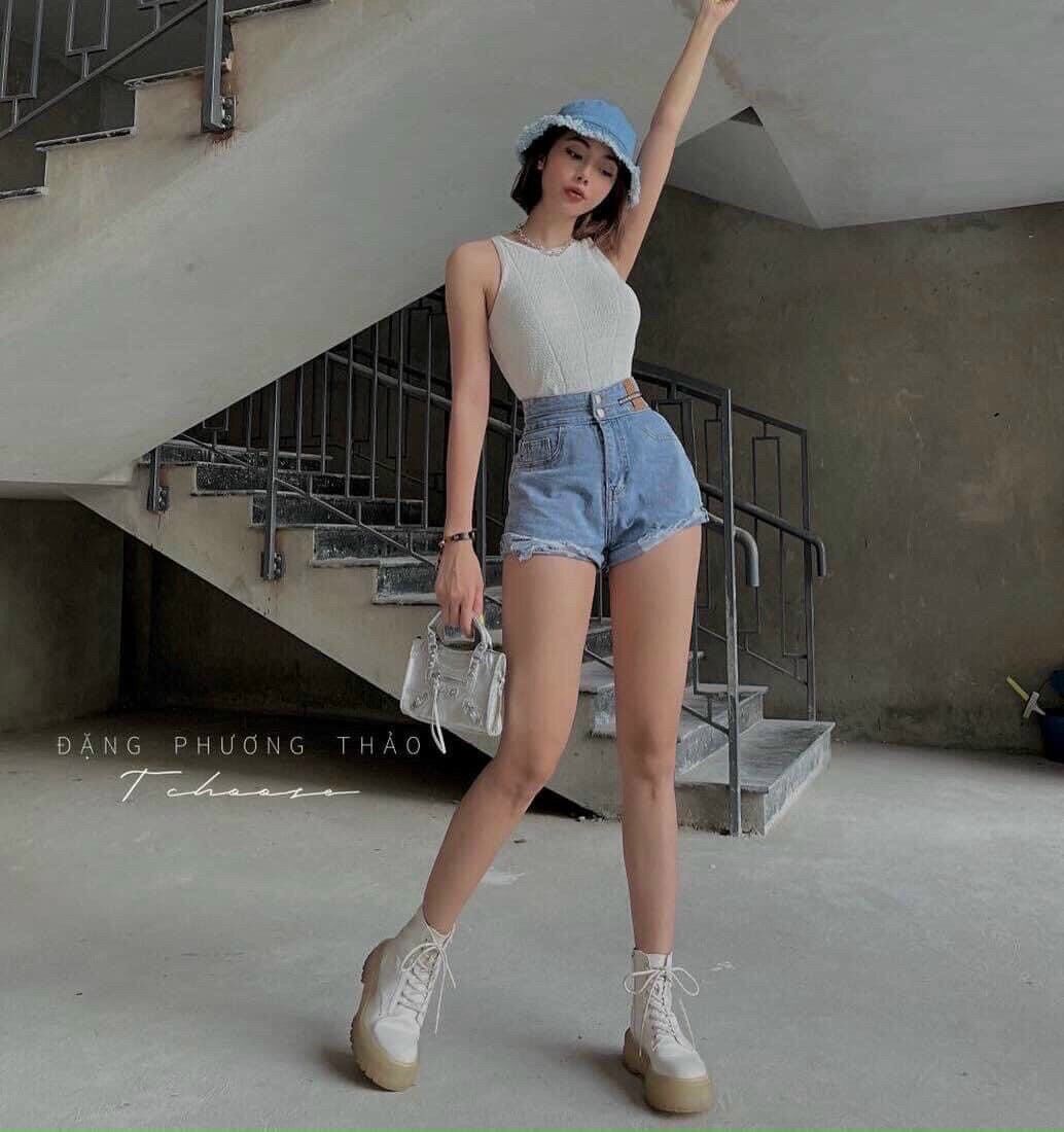 Áo ba lỗ nữ chất len mỏng croptop ulazang phong cách HQ