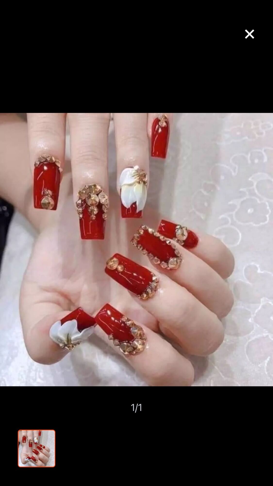 A3 Nail Giả Thiết Kế / Móng Tay Úp Thiết Kế