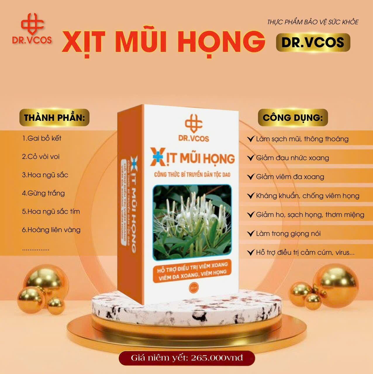 XỊT MŨI HỌNG DR. VCOS / xit_mui_hong_dr._vcos