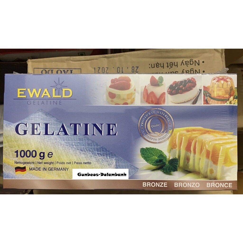 Gelatin lá ( set 3 lá)