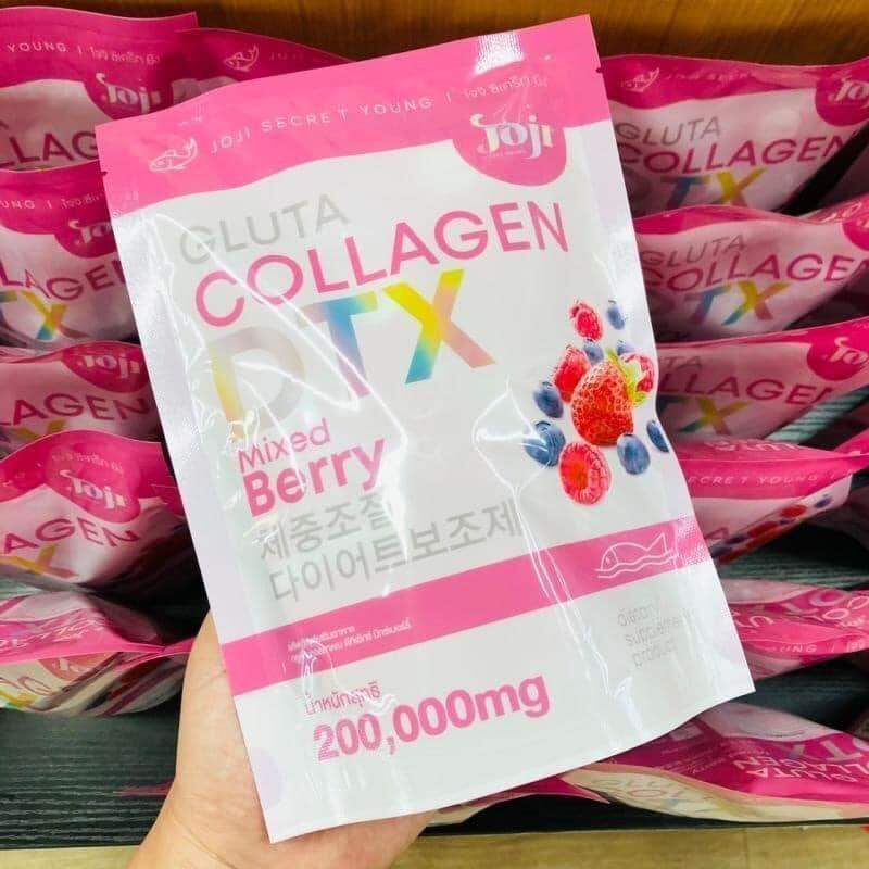 Túi 10 gói bột uống collagen Dtx thái lan