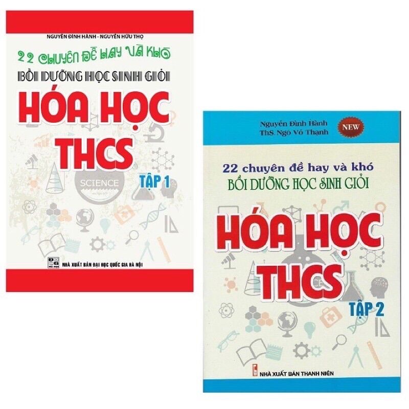 Sách - combo 22 chuyên đề hay và khó bồi dưỡng học sinh giỏi hóa học thcs