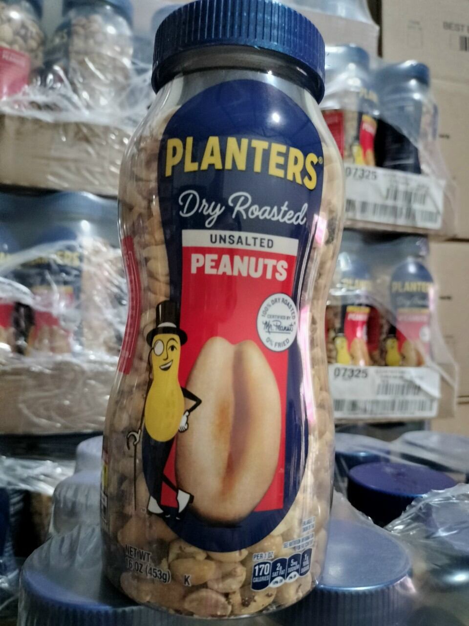 Đậu phộng Planters Dry Roasted 453 g- có muối- Mỹ