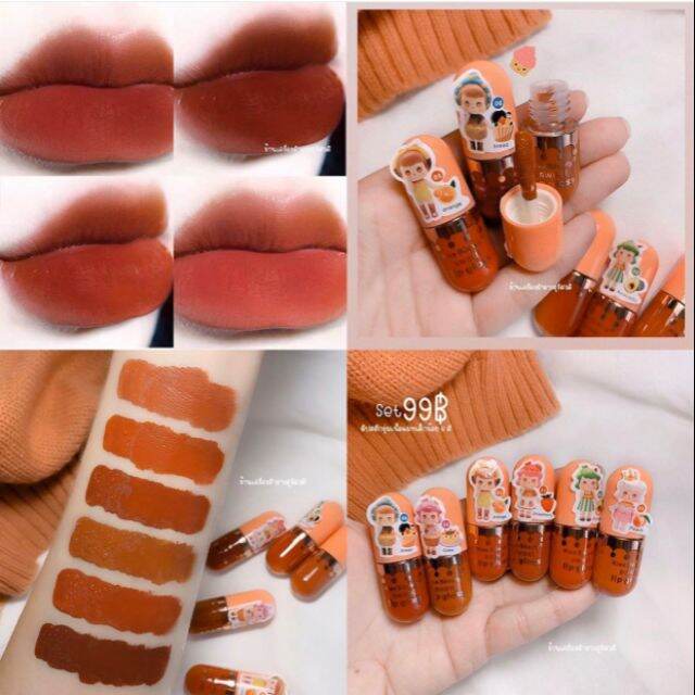 Son tint lì mùi bơ hình em bé kiss beauty