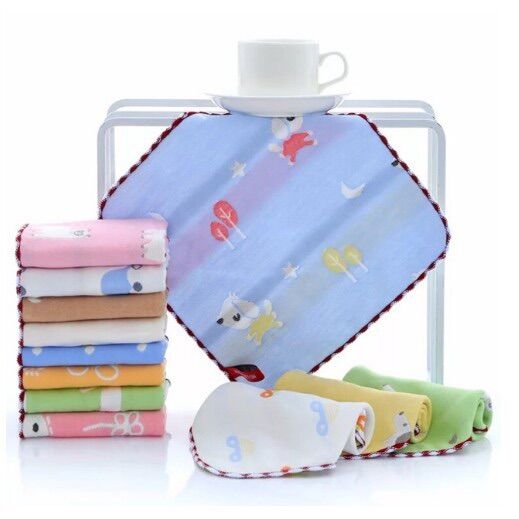 Set 5 Khăn sữa sợi tre cho bé