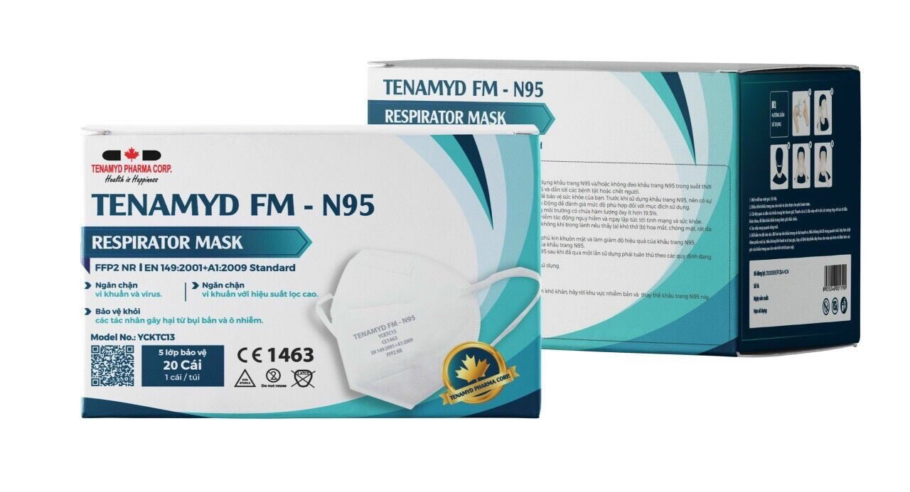 Khẩu trang cao cấp N95- Tenamyd