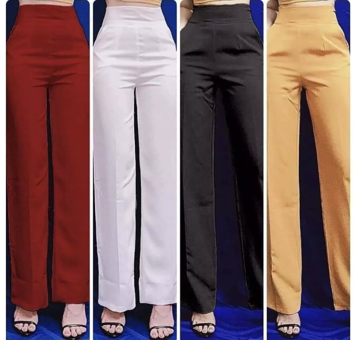 Quần tây nữ ống suông
