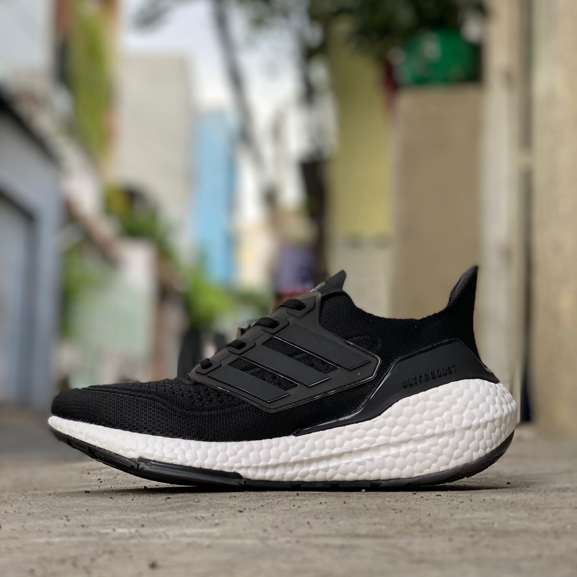 [fullbox,bill,tag] Giày ultraboost 2021 đen đế trắng nam