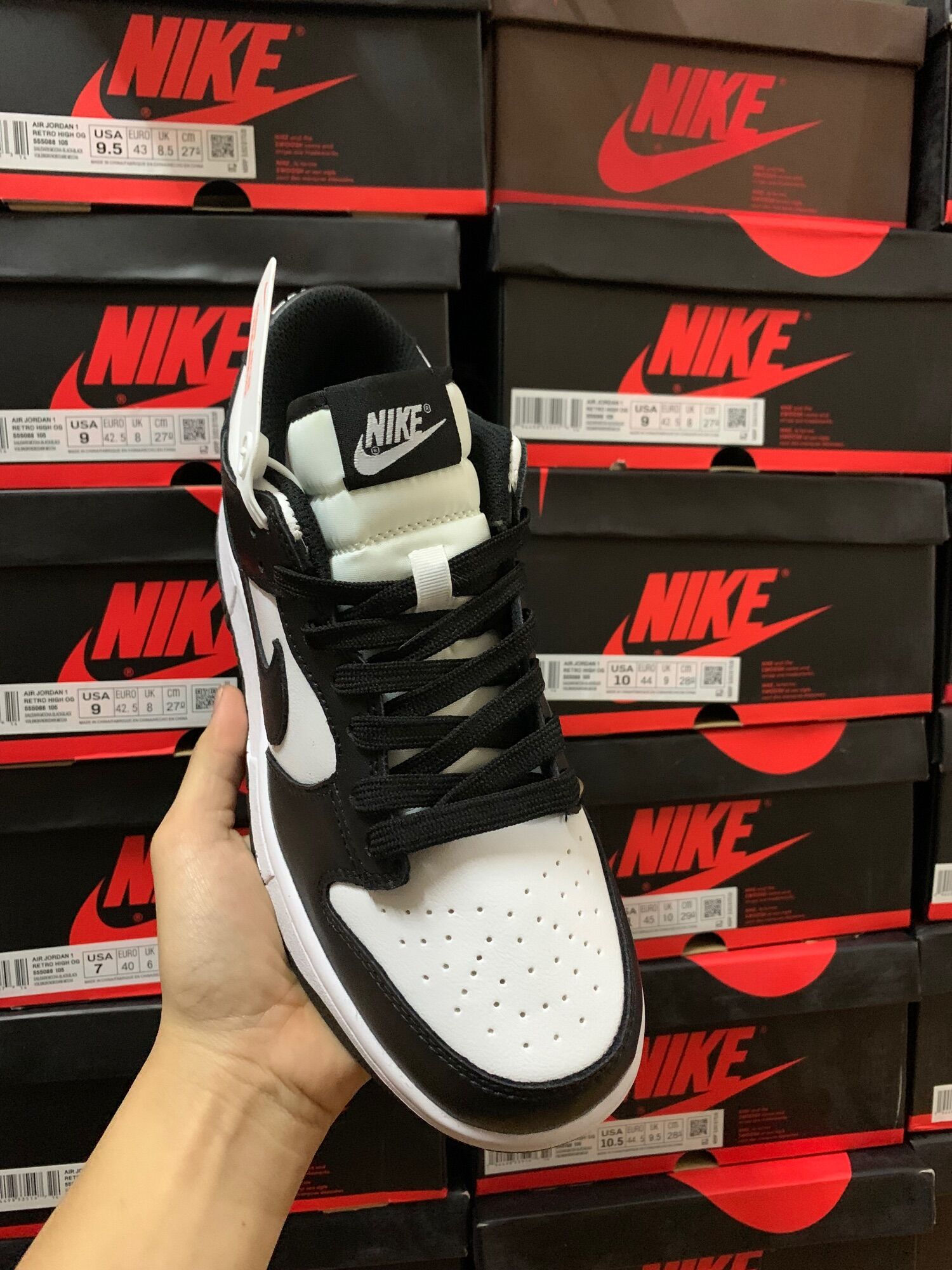 ( ảnh thật + fullbox ) giày thể thao SB dunk đen trắng bản đẹp cao cấp ( freeship)