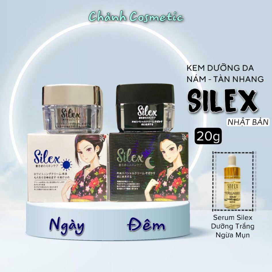 Ngày & Đêm Bộ Kem Silex Nhật Bản Đa Chức Năng 20g  Ngừa Mụn-Nám-Tàn