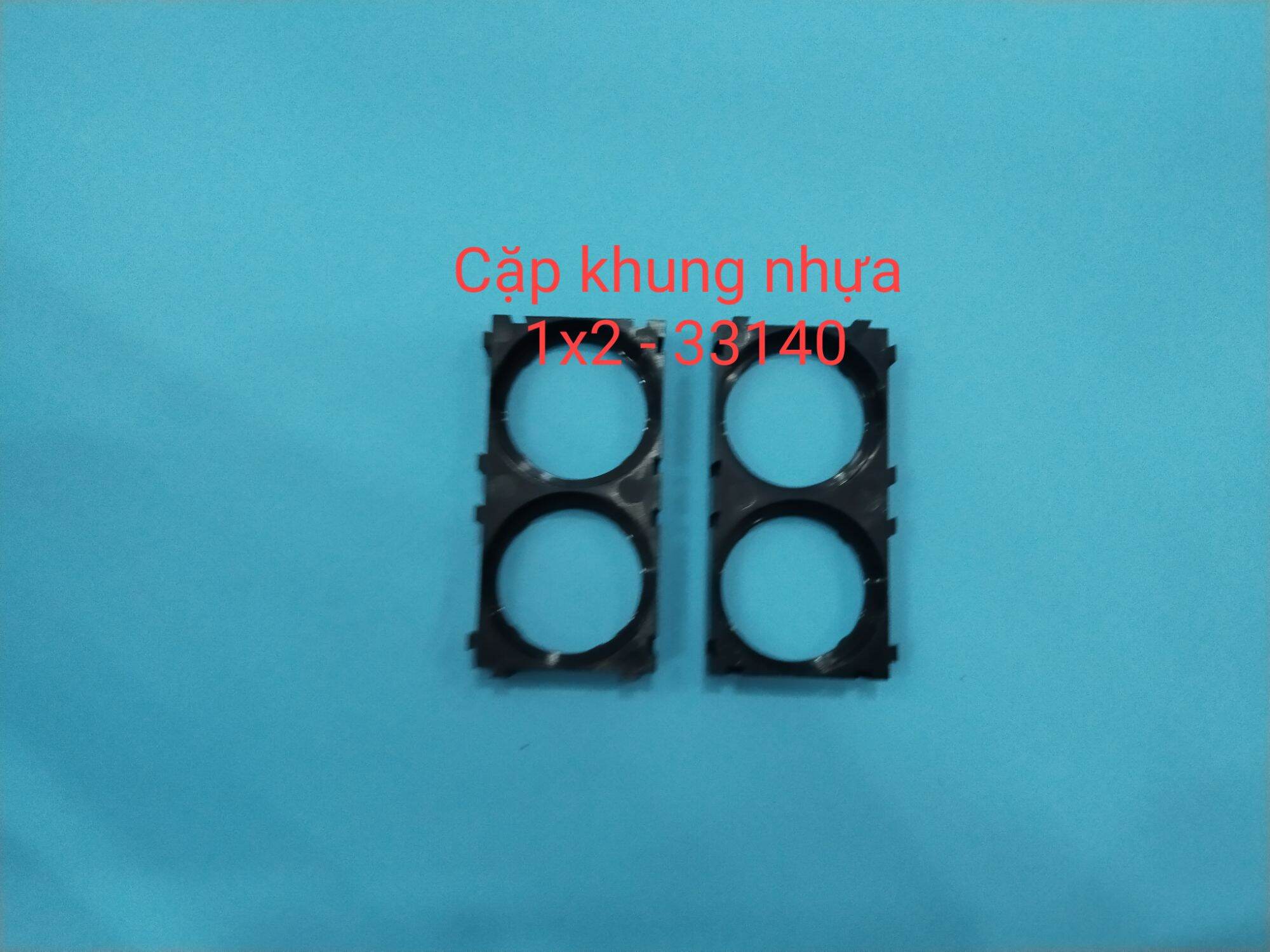 Khung nhựa, đế giữ pin 21700, 32650, 33140... Giá cho 1 cặp như hình