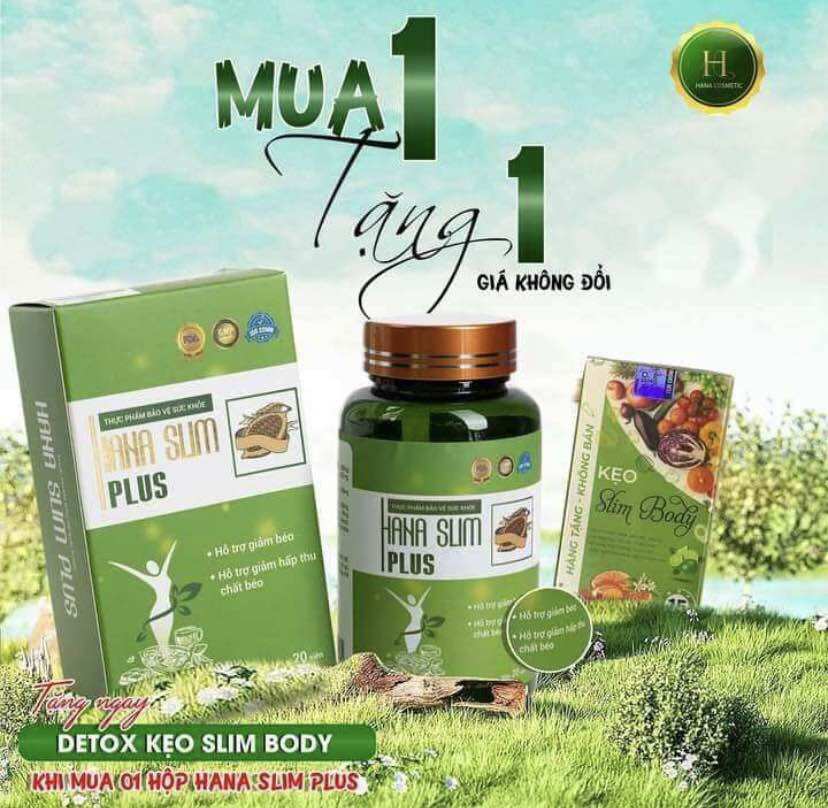 Kẹo giảm cân hana slim, kẹo giảm cân hana slim