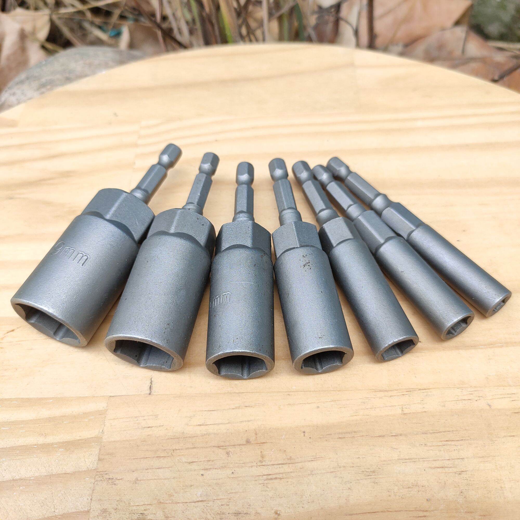 Đầu Chụp Bulong Chân Lục Giác _ Lòng Sâu 3cm _ Đủ Size Từ 6li tới 19li