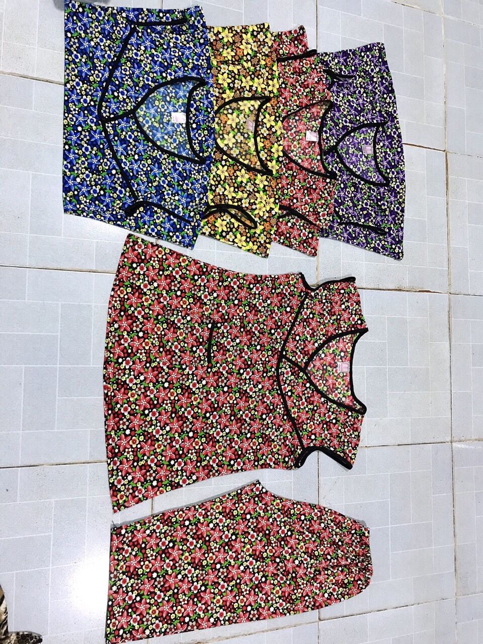 Bộ thun lạnh trung niên Đại cô ( size 65-85kg)
