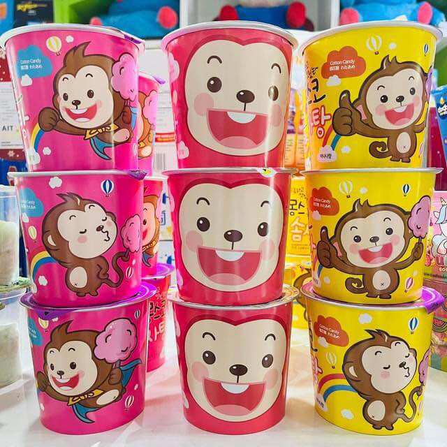 Kẹo Bông Gòn Mongsco Cotton Candy Hàn Quốc