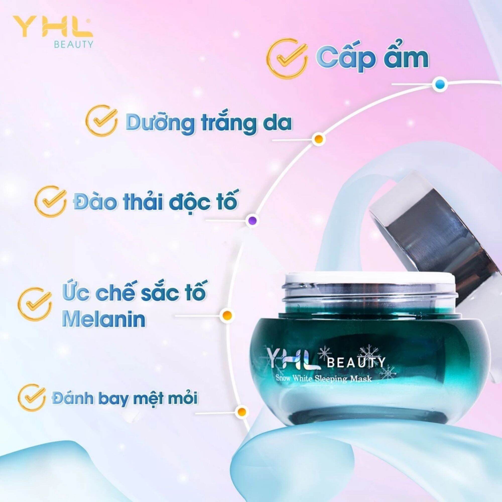 Mặt nạ tinh thể tuyết dưỡng trắng da yhl