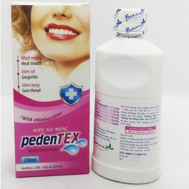 NƯỚC SÚC MIỆNG SÁT KHUẨN PEDENTEX CHAI 250ML