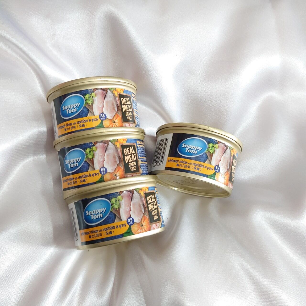 Pate Snappy Tom Premium lon 85g cho mèo mọi lứa tuổi