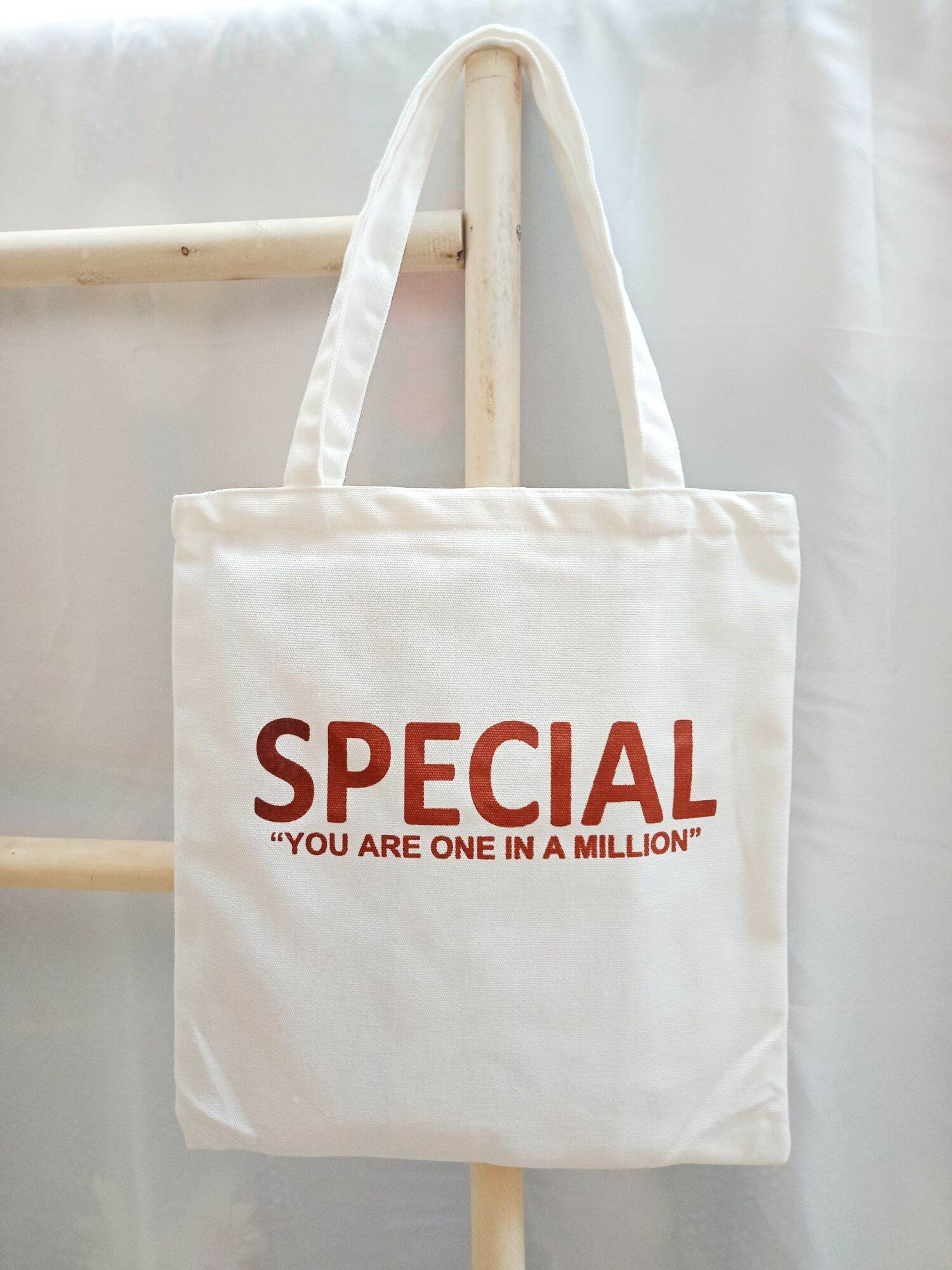 Túi tote vải canvas SPECIAL(Vừa A4, có khóa miệng)