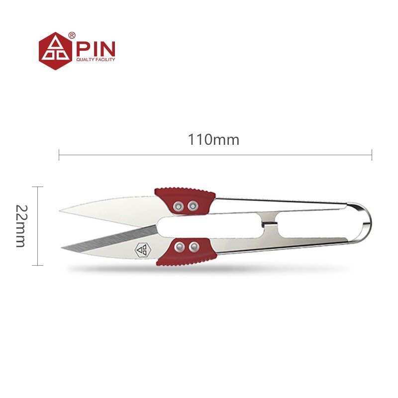COMBO vỉ 12 Kéo bấm chỉ tay đệm đỏ