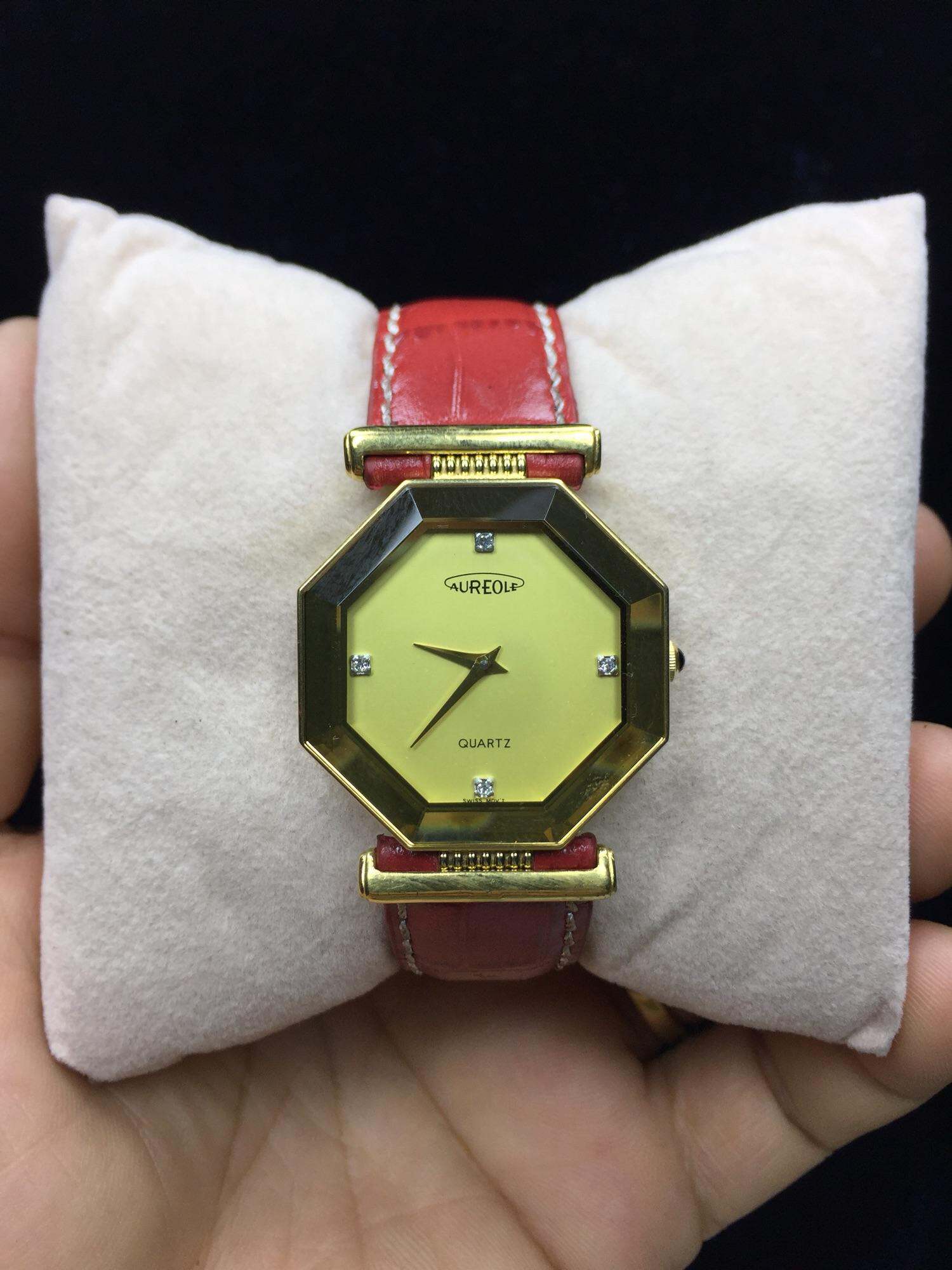 💕Đồng hồ Si Nữ hiệu Aureole, máy Thụy Sĩ🇨🇭