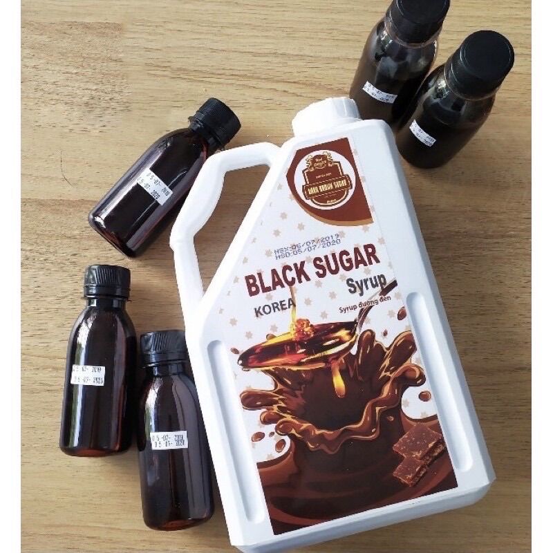 Siro đường đen Hàn Quốc 100ml (tcahs lẻ chai 100ml