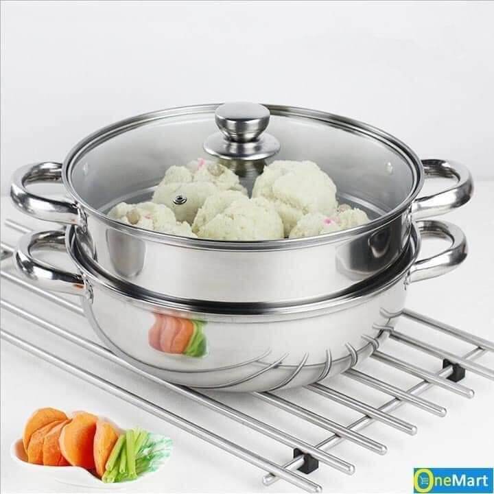 nồi hấp 2 tầng