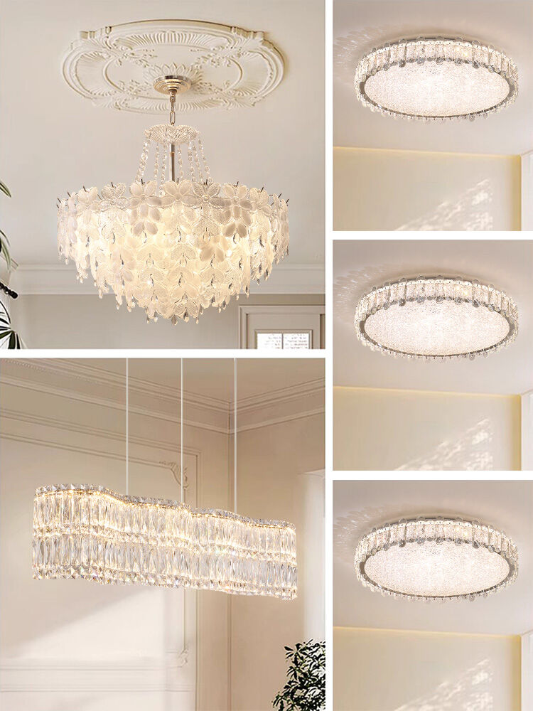 French Style Creamy Living Room Chandelier Giá 34,499,000 Đồng*Miễn phí vận chuyển