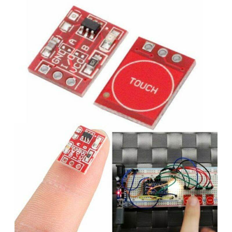 combo 2 Module Nút Cảm Biến Chạm TTP223 - Touch sensor