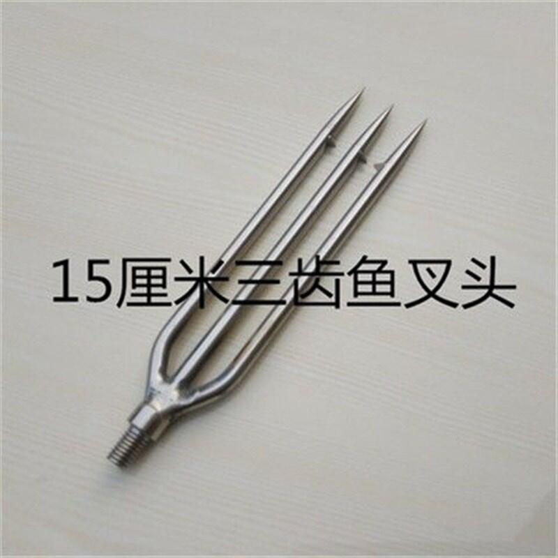 Dĩa Câu Cá Ngoài Trời Đầu Bằng Thép Không Gỉ Ba Răng Hai Răng Hai Răng 1 Răng Thủng Lưới Vợt 7Qiguzjoother