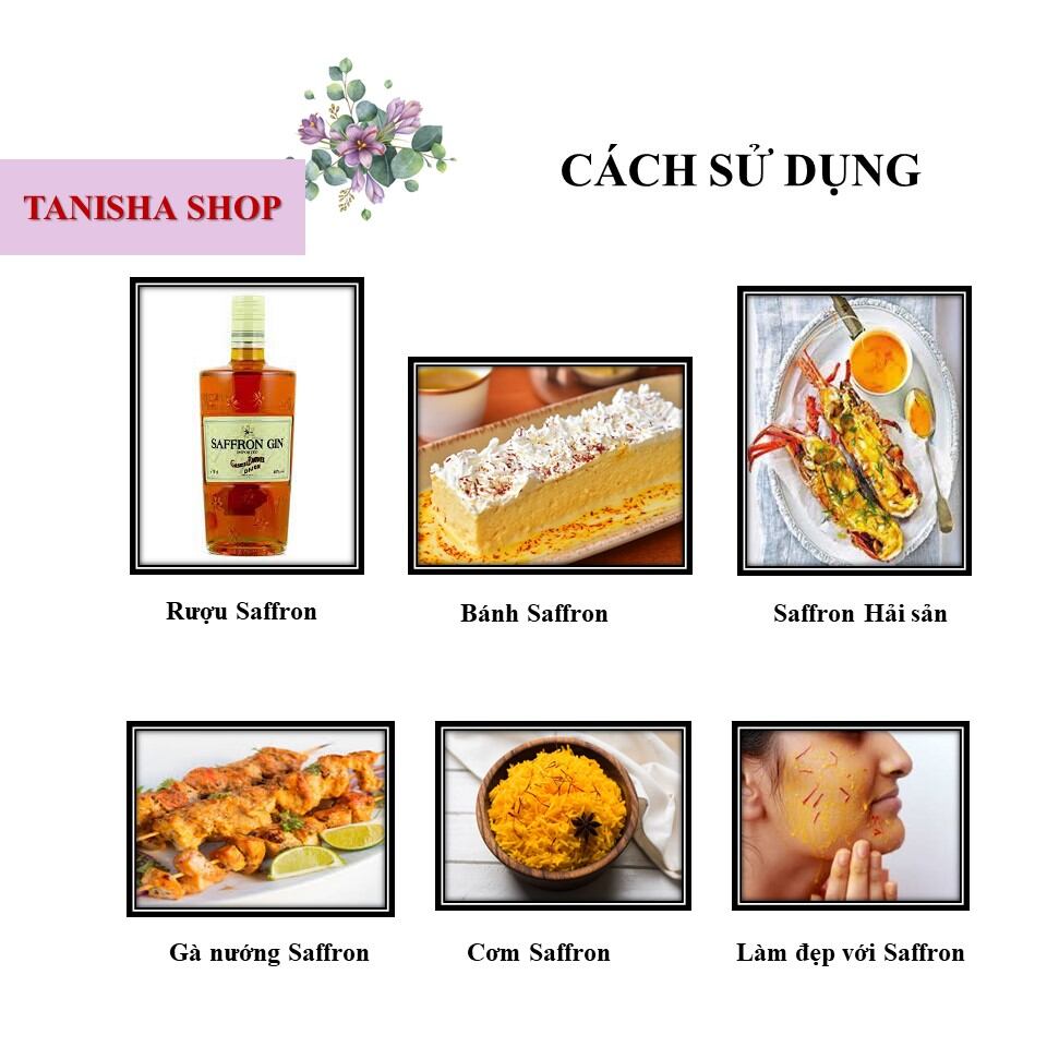 Hộp 3g Saffron Negin thượng hạng