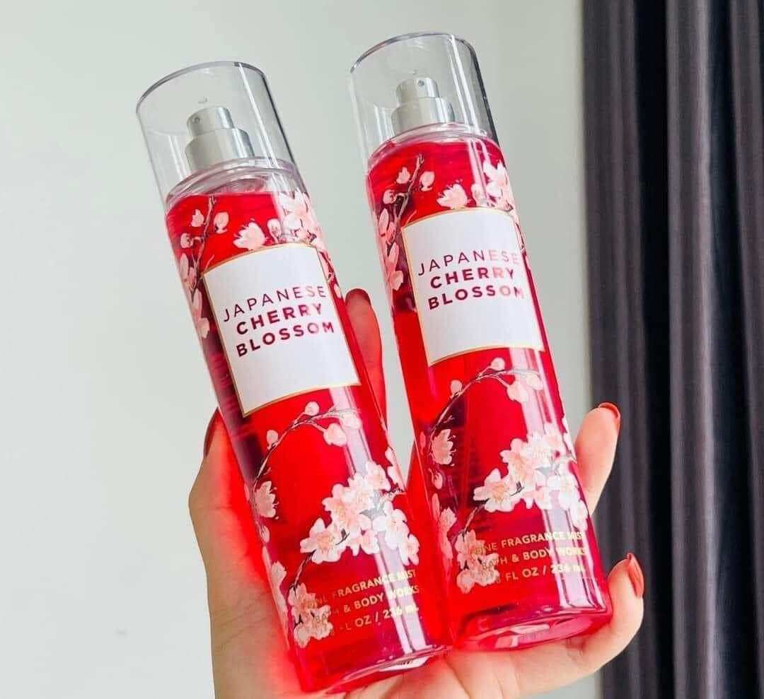 Xịt thơm Bath & Body Works Japanese Cherry Blossom Fine Fragrance Mist Bbw 236ml